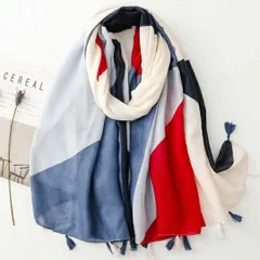 【幾何学柄】大判ストール カラフル インパクト 大判 薄手  春 夏 秋 冬 オールシーズン お出かけ 旅行 リゾート 普段使い 通勤 オフィス 冷房対策 日よけ UVカット  防寒 アレンジ自在 肩掛け  母の日 プレゼント ギフト 送料無料 即購入OK