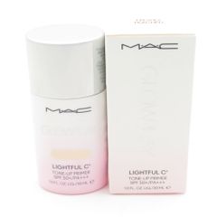 미품 MAC 맥 글로우 플레이 라이트 풀 C3 톤 업 프라이머 메이크업 베이스 30ml 프레쉬 피치 잔량 다 BN4337V