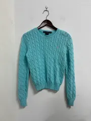 ポロ ラルフローレン 正規品 レディース ケーブル編みニット