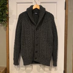 ドルモア❤︎ケーブルカーディガン❤︎48❤︎ニット❤︎ワイン 
