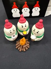 デコレ コンコンブル 雪だるま3人セット(たき火つき)2601145