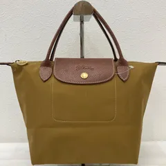 8409　LONGCHAMP　ロンシャン　プリアージュ　レディース　ルプリアージュ　ハンドバッグ　トートバッグ　小さめ　ミニ　ナイロン　レザー　無地　シンプル　カジュアル　きれいめ