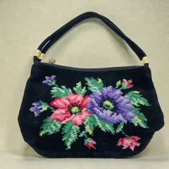 FEILER　フェイラー　フラワー　ハンド　トート　ブラック　黒