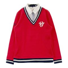サイズ：2 23区GOLF ニジュウサンクゴルフ 2WAYシャツ レッド系