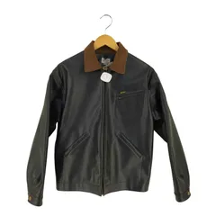 バッカーズ Backers 襟コーデュロイ フェイクレザージャケット メンズ import：M 