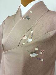 夏帯 名古屋帯 花唐草 刺繍 正絹 九寸 - メルカリ