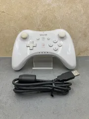 Nintendo WiiU ウィーユー プロコントローラー WUP-005 ホワイト 0114-406
