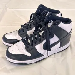 🔳NIKE ナイキ DUNK HIGH RETRO Championship  ハイカットスニーカー ブラック/ホワイト
