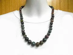 天然石 インディアアゲートネックレス　　260101018