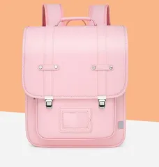 ランドセル schoolbag スクールバッグ リュックサック女の子 入学準備 ファイル対応 防水 通学 通園 小学生用★ピンク