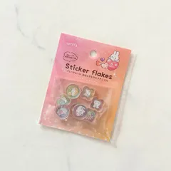 新品 amifa アミファ うさぎ おはじきシール フレークシール セリア キャンドゥ おはじきキラキラアニマル シール帳 シールノート シールファイル シールブック シール交換に コレクション SNS