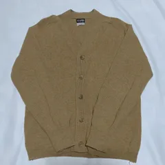 Brooks Brothers ブルックスブラザーズ Vネックカーディガン ラムズウール サイズ:38 M カラー:キャメル 茶色 ベージュ W-26のサムネイル
