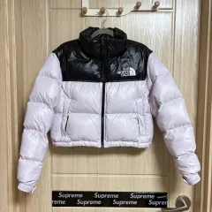 状態 最高 / THE NORTH FACE ザノースフェイス Nuptse(ヌプシ) ショート ジャケット ダウン ラベンダー フォグ