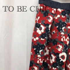 TO BE CHIC トゥービーシック スカート　花柄　ボトムス レディース 46 花柄   ファッション