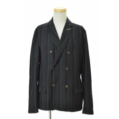 【BOB】ダブルブレステッド ストライプテーラードジャケット