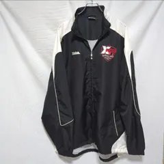 ナイロンジャケット　黒　古着　アメカジ　ノーブランド サッカー XL