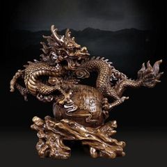 高品質】山東省産モリオン龍神彫 黒水晶 台座付 - メルカリ