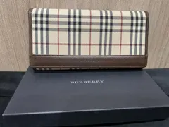 中古美品正規品　BURBERRY バーバリー　二つ折り財布