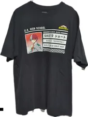 ヒロアカ　アニメT　半袖Tシャツ　轟焦凍　古着 XL