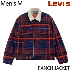 【USED／メンズM】LEVI'S ランチジャケット トラッカー マドラスチェック