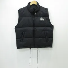 【三重本店】 中古 STUSSY | ステューシー ダウンベスト STUSSY SPORT OUTDOOR GEAR ブラック サイズ：M 【95】