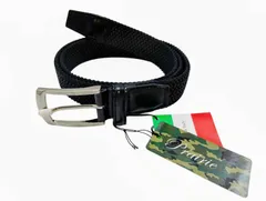 【新品未使用】PRAIRIE　ストレッチメッシュベルト　ブラック　NBMO290　L　メンズ　日本製　プレリー