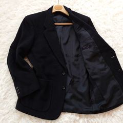 美品☆コムデギャルソンオム 田中オム ジャケット M 濃紺 ダブル 90s 秋冬 希少 90s コムデギャルソン オム COMME des GARCONS HOMME ウール