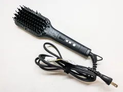 SALONIA ストレートヒートブラシ SL-012BK　ヘアアイロン　★
