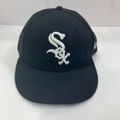 NEW ERA 59FIFTY MLB CHICAGO WHITE SOX サイズ 7 1/2 ニューエラ メジャーリーグ ベースボール キャップ シカゴ ホワイトソックス ブラック 帽子 【Z0877-001】▽259