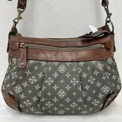 8201　russet ラシット　2WAY　ショルダーバッグ　ハンドバッグ　トートバッグ　グレー　ブラウン　ナイロン　レザー　レディース　小さめ　ミニ　カジュアル　シンプル　きれいめ