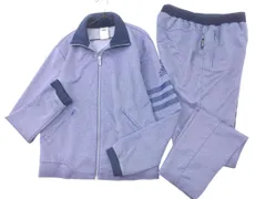 adidas アディダス ジャージ上下 セットアップ size上M下S/青 ■■ レディース