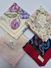 【新品】HANAE MORI レディースハンカチ 4枚セット お買い得品