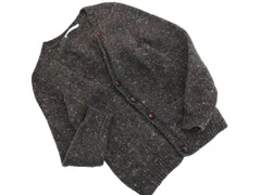 JOURNAL STANDARD relume ジャーナルスタンダードレリューム ウール100% くるみボタン Vネック カーディガン sizeM/グレー ◇■ レディース