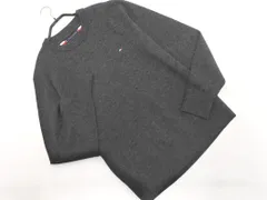 TOMMY HILFIGER トミーヒルフィガー ワンポイント ニット セーター sizeL/グレー ◇■ メンズ