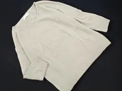 CECIL McBEE セシルマクビー Vネック ニット セーター sizeM/グレー ◇■ レディース