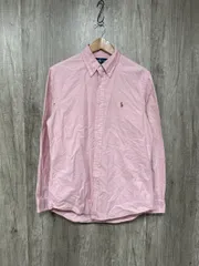 Ralph Lauren ラルフローレン 定番デザイン CUSTOM FIT シャツ sizeM/ピンク ■◇ メンズ