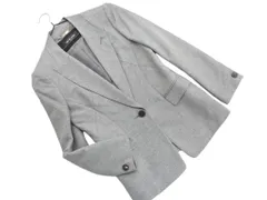 MICHEL KLEIN ミッシェルクラン テーラード ジャケット size38/グレー ◇■ レディース