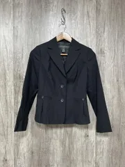 BANANA REPUBLIC バナナリパブリック ウール混紡テーラードジャケット テーラード ジャケット 黒 ◆■ レディース