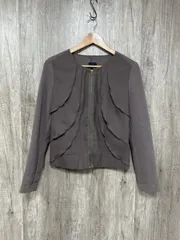 GAP ギャップ フリル ブルゾン ジャケット sizeS/カーキ×ブラウン ◇■ レディース