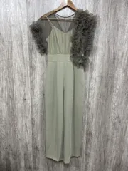 LAGUNAMOON ラグナムーン LADYチュールドッキングコンビネゾン 結婚式二次会 オールインワン sizeM/グリーン ■■◎レディース