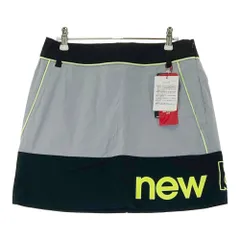 サイズ：2 NEW BALANCE GOLF ニューバランス  ストレッチスカート ロゴプリント  グレー系 [240101601903] ゴルフウェア レディース ストスト