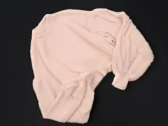 heather ヘザー フェザーヤーン ロングスリーブ ニット セーター sizeF/ピンク ◇■ レディース