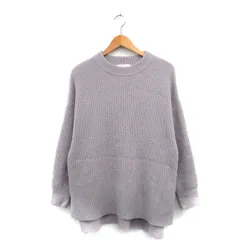 ココディール COCO DEAL ニット セーター 長袖 ボトルネック シンプル 1 グレー 灰 /KT2