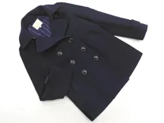 BEAUTY & YOUTH ビューティ&ユース ユナイテッドアローズ ウール混 ピー コート sizeM/紺 ◇■ レディース