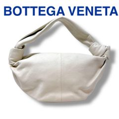 ボッテガヴェネタ ハンドバッグ ダブルノット アイボリー 白 レザー