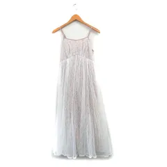 リリアンカラット lillian carat キャミワンピース ロング 総レース 1 ホワイト 白 /KT28