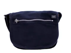 PORTER ポーター 吉田カバン ネイキッド キャンバス ショルダー バッグ sizeM/濃紺 ■■ レディース