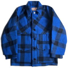 FILSON ダブルマッキーノ ウールジャケット 42 ブルー USA製 フィルソン 2000000012513