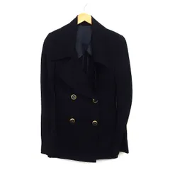 ノーベスパジオ NOVESPAZIO テーラード ジャケット ダブル 背抜き 無地 シンプル M ブラック 黒 /HT10