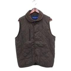 アーバンリサーチ URBAN RESEARCH 中綿 ベスト キルティング 切替コーデュロイ 40 ブラウン 茶 /FT11